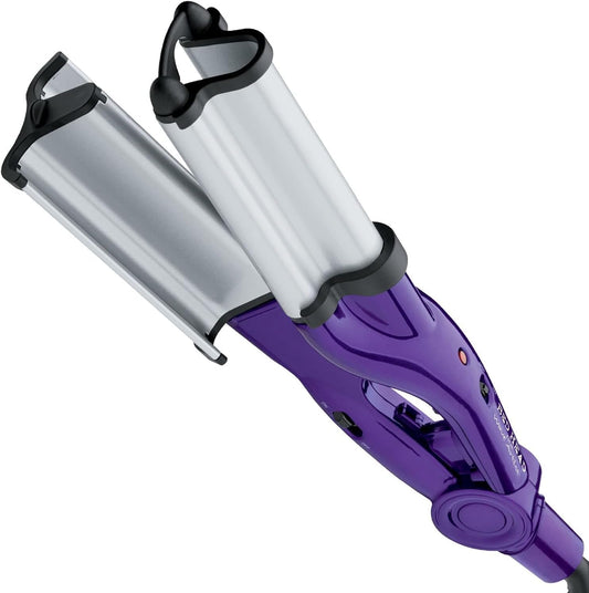 Bed Head Wave Artist Deep Waver front view showing purple styling barrel.
