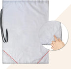 Pranovo 2 pack reptile transport pouch folded flat showing dual bags.