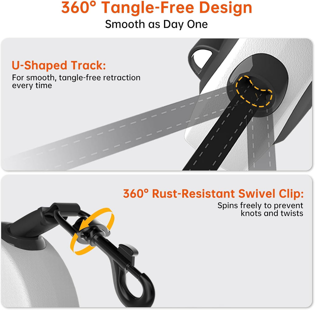 Close up of ergonomic non-slip handle on Lulupet leash