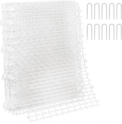 POMEAT 15 PCS Cat Scat Mat with Spikes 16 x 12'' Cat Deterrent Outdoor Scat Mats for Cats and Dogs Cat Spikes for Garden Fence Indoor Furniture Cat Deterrent Mat with 10 Staples - Image 9