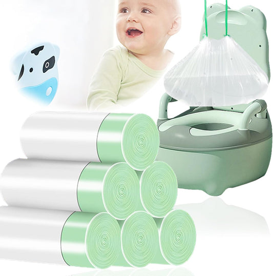 Panxxsen disposable potty chair liners 100 pack front view
