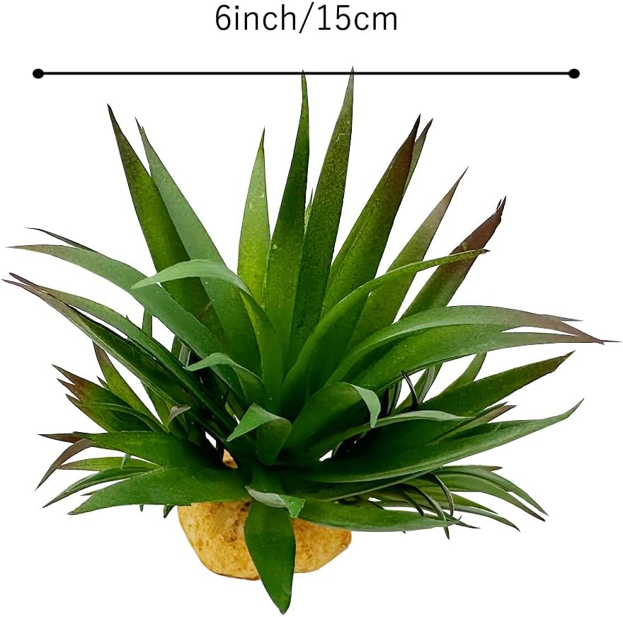 Smoothedo-Pets gecko habitat accessories agave plants