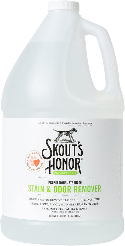 SKOUT'S HONOR Pet Stain and Odor Remover - Powerful Cleaner for Dog Urine, sweat, and other messes, Destroys and Removes Odor and Stain Molecules, Eco-Friendly Formula for Carpets and Home, 35oz - Image 10