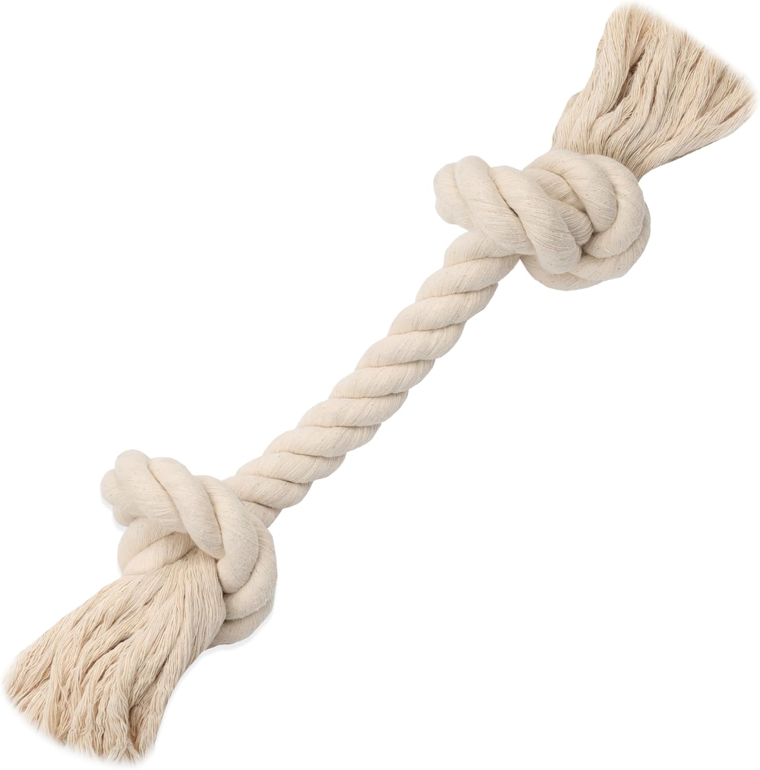 Barida Natural White Cotton Tough Dog Rope Toy for Medium & Large Dogs. Non Toxic and Premium Rope Toys for Dogs. - Image 9