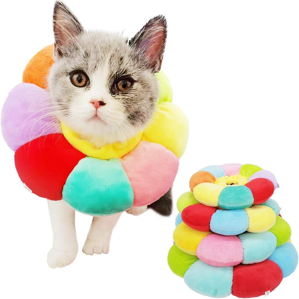 Kudes colorful surgery recovery collar packaging and accessories view