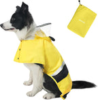 Water-resistant dinosaur hooded pet clothing for medium large dogs