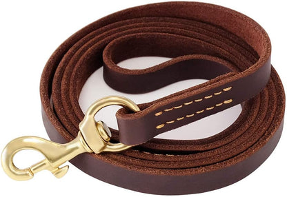 Fairwin authentic genuine leather pet leash imported from the United States