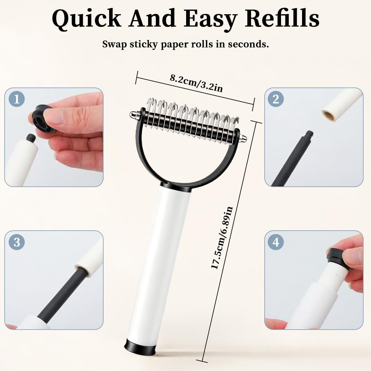 Txibi stainless steel pet grooming tool showcasing rounded outer safety edges