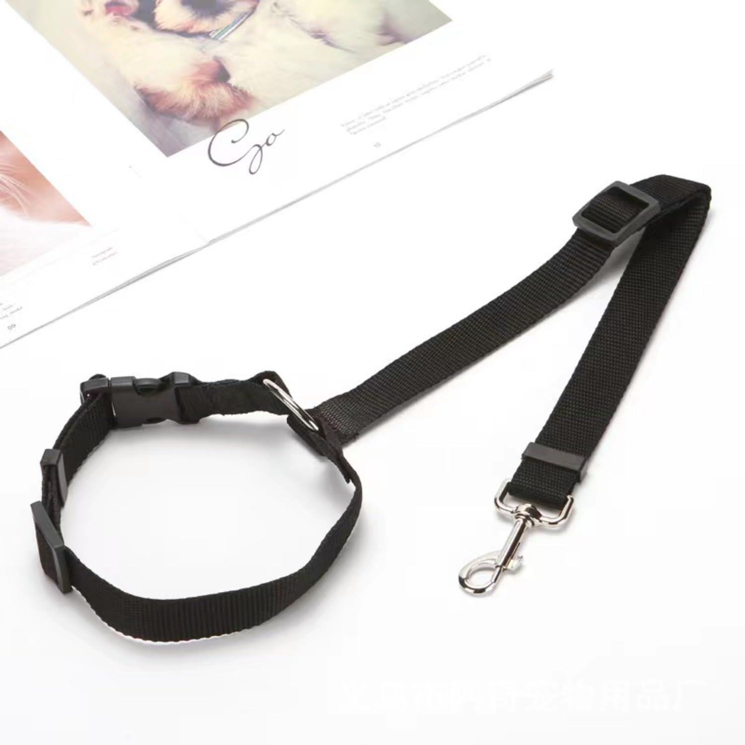Durable metal swivel clip for pet harness