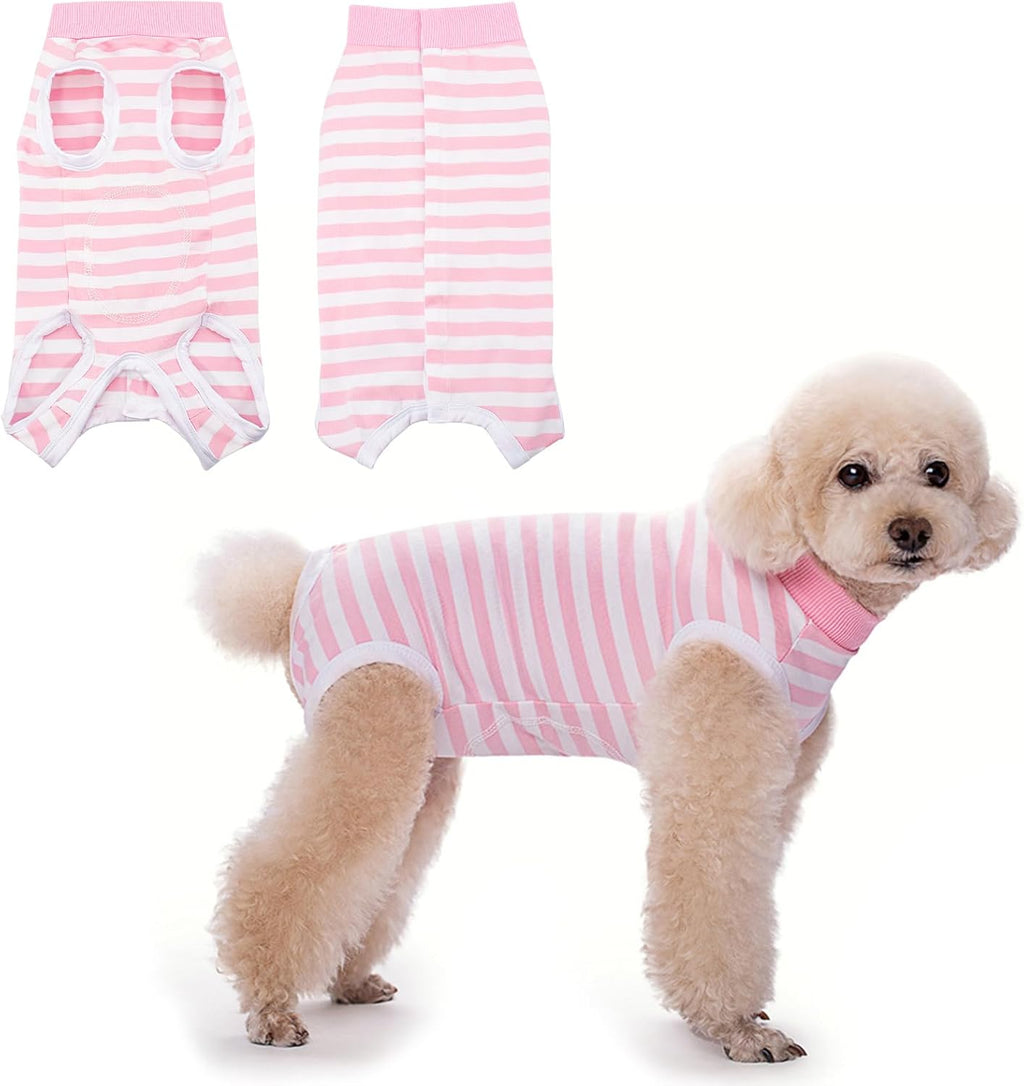 Coppthinktu Recovery Suit for Dogs After Surgery, Dog Onesie Surgery Recovery Suit for Female Spay, Soft Male Surgical Pajamas Bodysuits for Small Medium Puppy to Anti Licking Dog Cone Alternative - Image 10