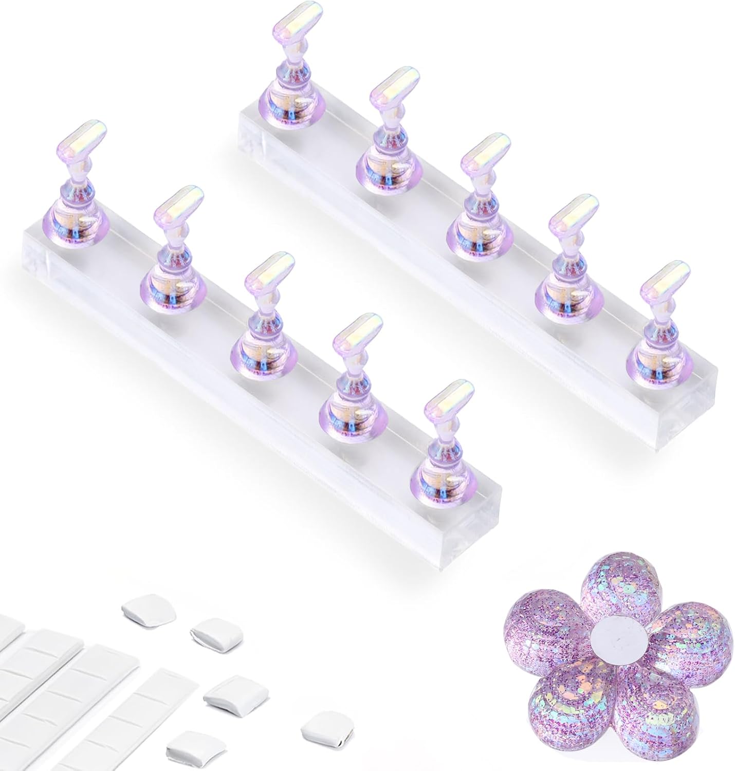 Narsikar Etercycle acrylic nail art stand set front view