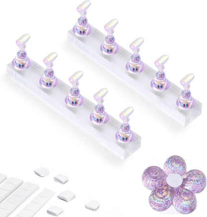 Narsikar Etercycle acrylic nail art stand set front view