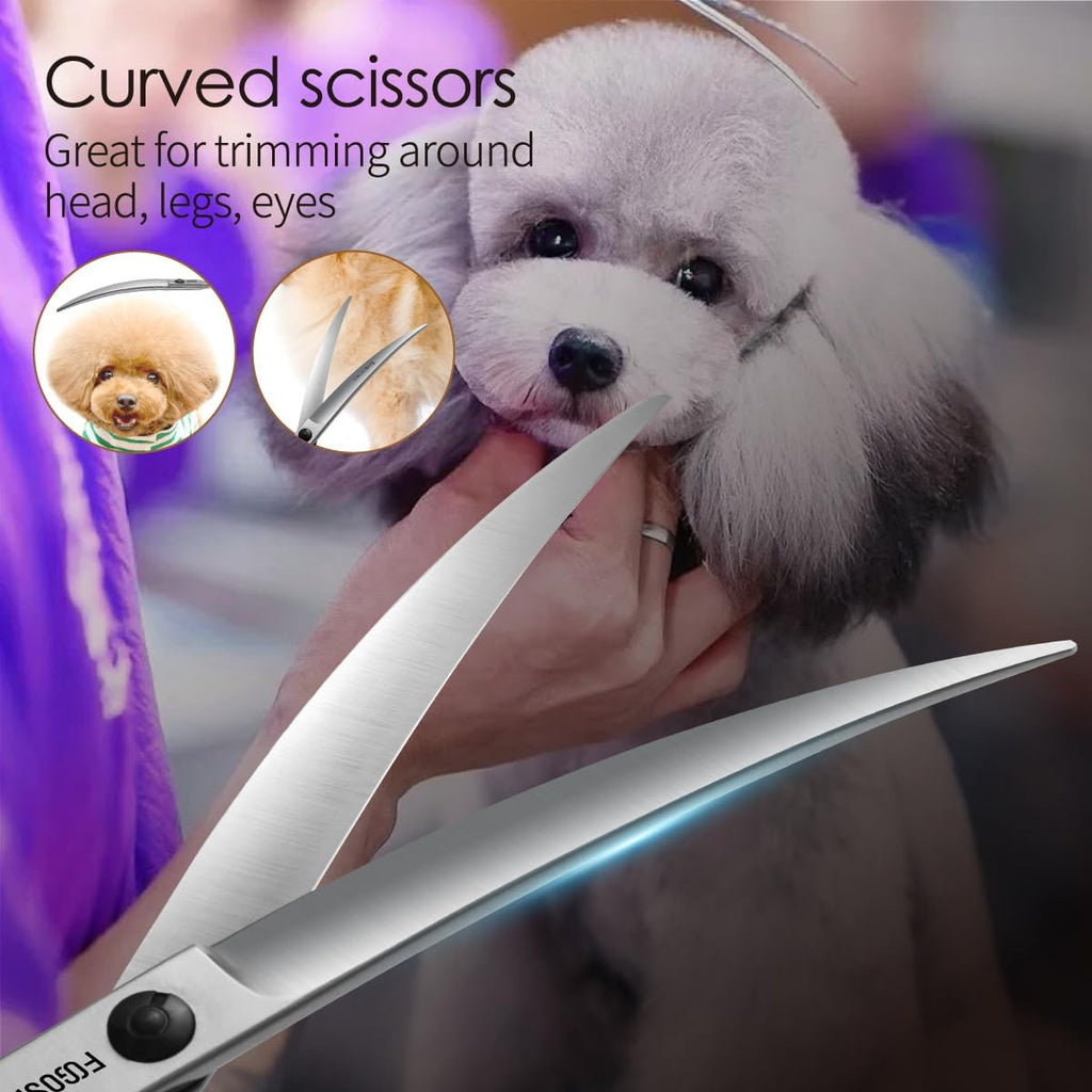 High quality finish of professional pet grooming shears