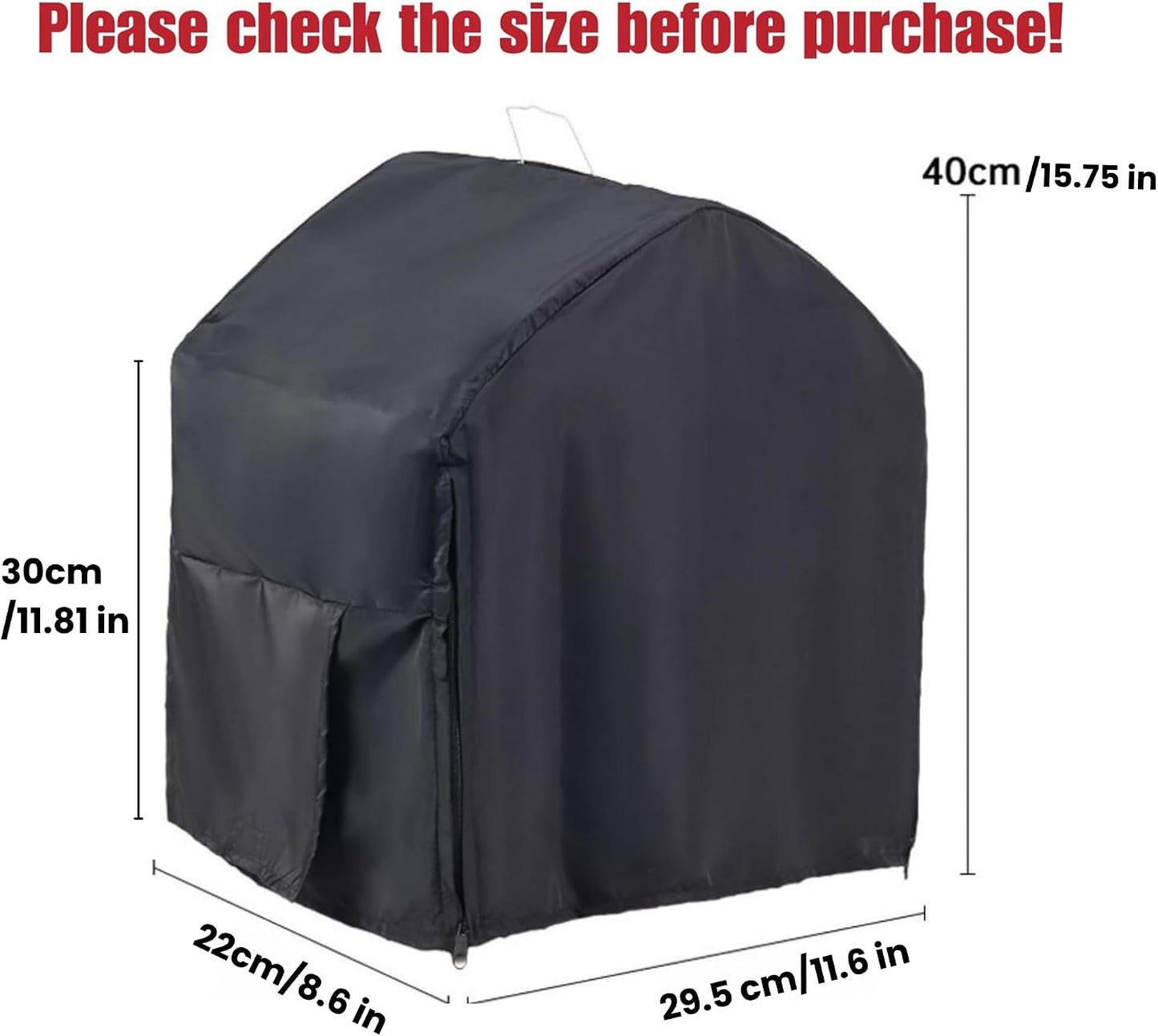 Marsrut blackout enclosure cover highlighting the durable metal zipper closure system