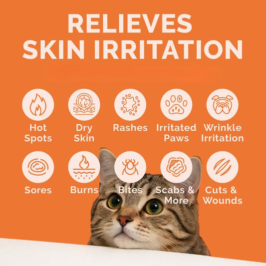 ClearFur no-touch cat allergy mist application for soothing irritated pet skin