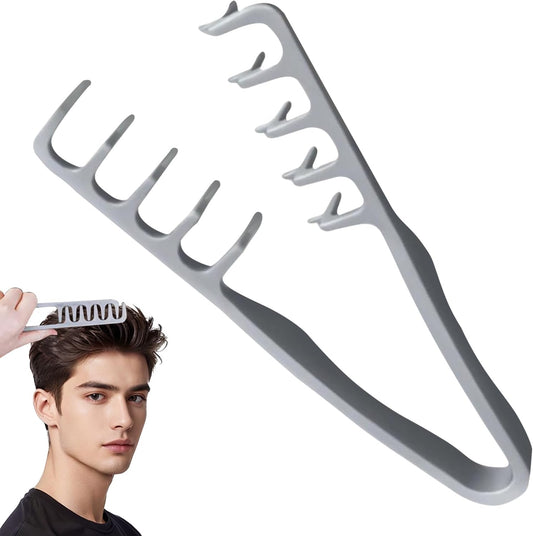 Life Girl Star texture comb front view for men