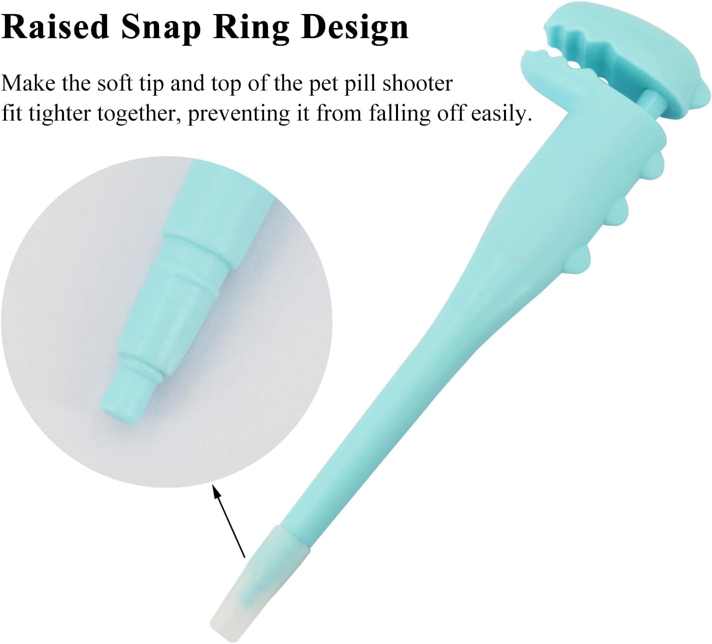 Qiyadin cat and dog pill gun showing plunger mechanism