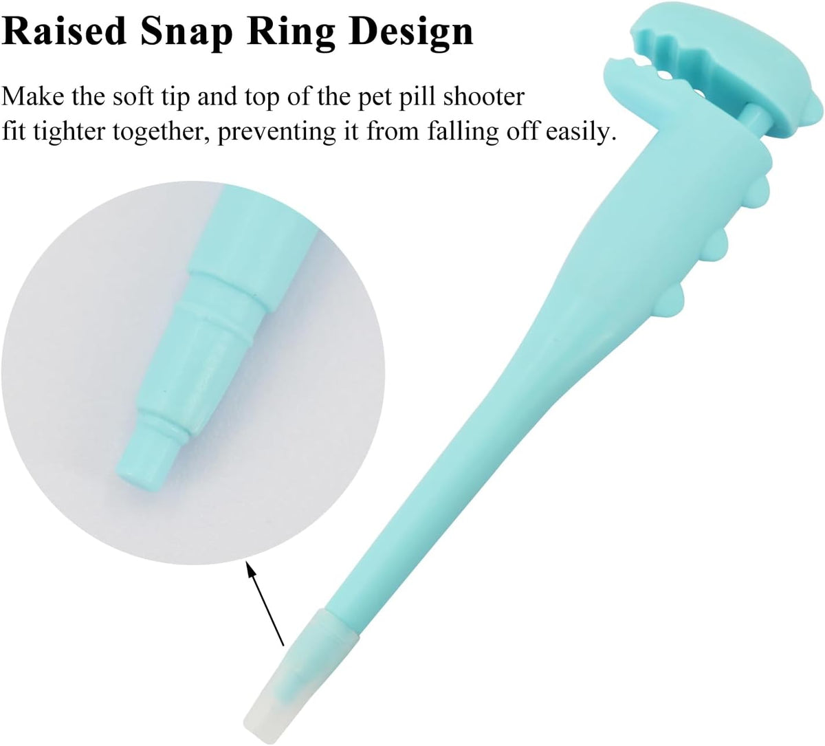 Qiyadin cat and dog pill gun showing plunger mechanism