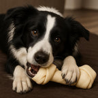 Pet Factory 6-7 inch rawhide dog chew treats close up