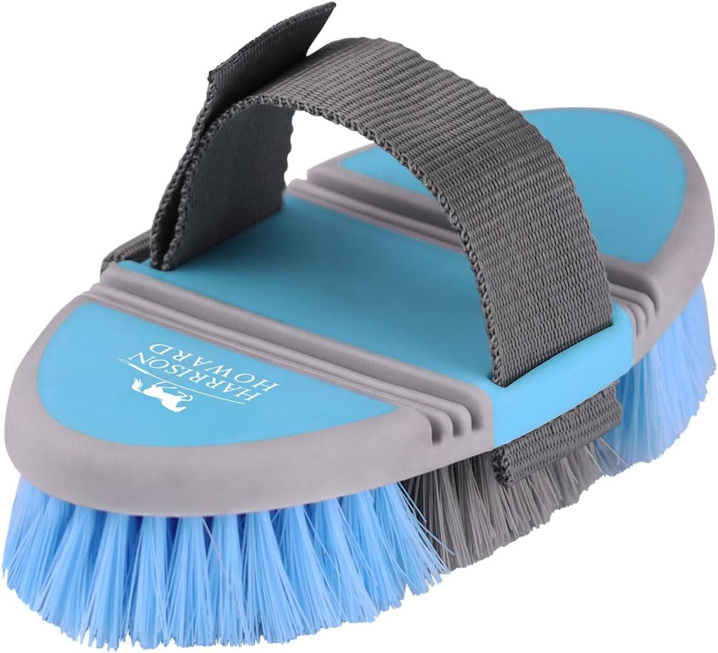 Product packaging and brush angle view