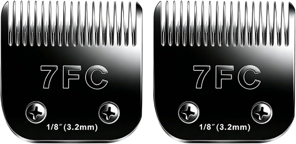 6pcs Dog Grooming Replacement Blades Compatible with Andis/Oster A5/Wahl KM-10 Series Dog Clippers,Detachable Clipper Replacement Blade,Black (6PCS Black-#10+30+3FC+4FC+5FC+7FC) - Image 9