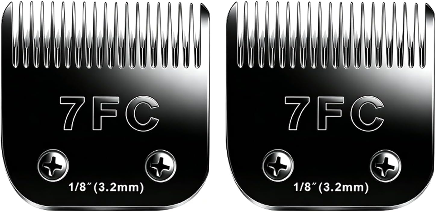 6pcs Dog Grooming Replacement Blades Compatible with Andis/Oster A5/Wahl KM-10 Series Dog Clippers,Detachable Clipper Replacement Blade,Black (6PCS Black-#10+30+3FC+4FC+5FC+7FC) - Image 9