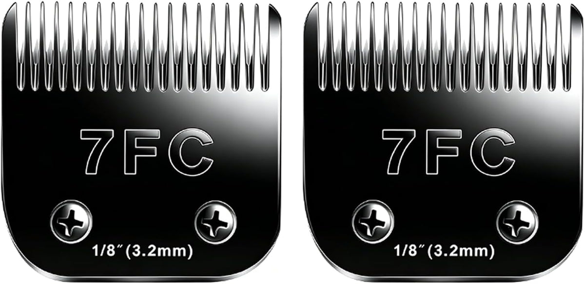 6pcs Dog Grooming Replacement Blades Compatible with Andis/Oster A5/Wahl KM-10 Series Dog Clippers,Detachable Clipper Replacement Blade,Black (6PCS Black-#10+30+3FC+4FC+5FC+7FC) - Image 9
