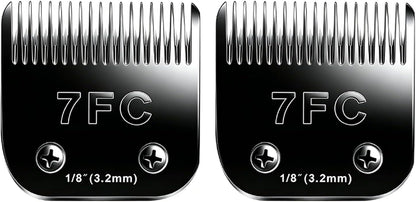 6pcs Dog Grooming Replacement Blades Compatible with Andis/Oster A5/Wahl KM-10 Series Dog Clippers,Detachable Clipper Replacement Blade,Black (6PCS Black-#10+30+3FC+4FC+5FC+7FC) - Image 9