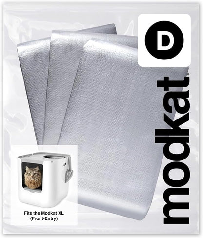 Modkat Cat Litter Box Liners (3-Pack) - Liner Type F -Durable, Tear & Leak Resistant, Secure Fit, Easy to Clean, Unscented - Image 9