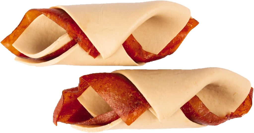 DreamBone highly digestible chicken and vegetable dog treats texture close up