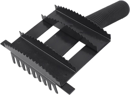 Heavy duty livestock brush for horse and sheep hair shedding maintenance
