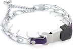 Herm Sprenger Prong Collar with Quick Release Cliclock Buckle & Biothane Insert & Swivel Ring | Chrome Plated Steel No Pull Dog Training Collar Made in Germany, Black 16in x 2.25mm Necks up to 13-14in - Image 11