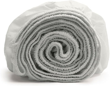 Boll & Branch Signature Hemmed Fitted Sheet - Shore, King - 100% Organic Cotton - 1 Fitted Sheet Only - Image 13