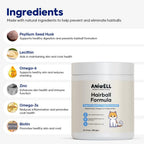 Aniwell cat hairball remedy soft chews close up showing chew texture.
