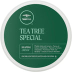 Paul Mitchell Tea Tree Shaping Cream front view container for matte finish hair styling