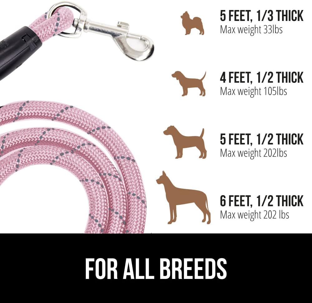 Gorilla Grip dog leash for small animals up to 33 pounds packaging