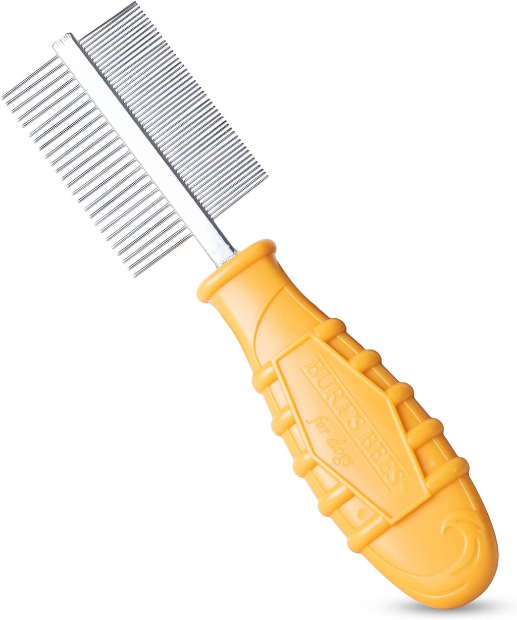 Burt's Bees for Pets Dual Sided Flea Comb with Handle from Recycled Coastal Plastics, Fine and Wide Stainless Steel Pins Remove Fleas, Flea Eggs, Tangles, and Dander, 6 Inch - Image 8