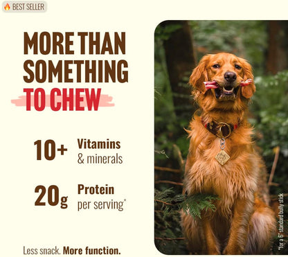 Natural Farm twelve inch beef dog chews premium pack