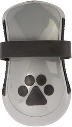 Rubber teeth of FURminator pet comb designed for massaging short and medium dog coats