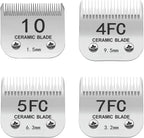 TRAH 3-3/4FC Blade Dog Grooming Clipper Replacement Blades Compatible with Andis Dog Clippers,Most A5, Wahl KM Series Clippers,Detachable Ceramic Blade,Size-3-3/4FC, 1/2-Inch Cut Length (13mm) Silver - Image 13