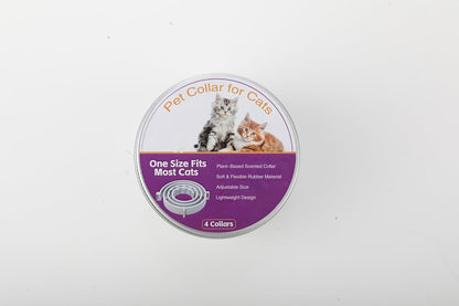 Adjustable pest repellent collar for kittens