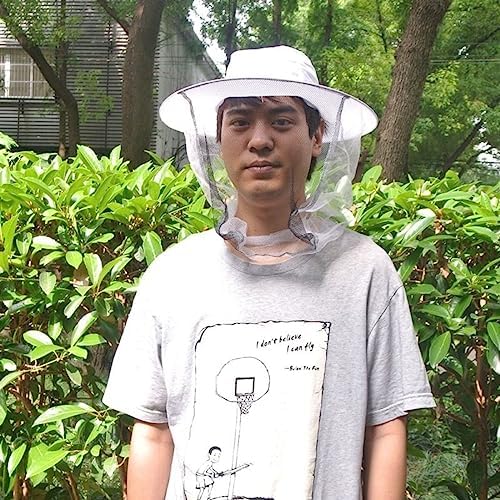 Detailed view of Navadeal beekeeping hat mesh net