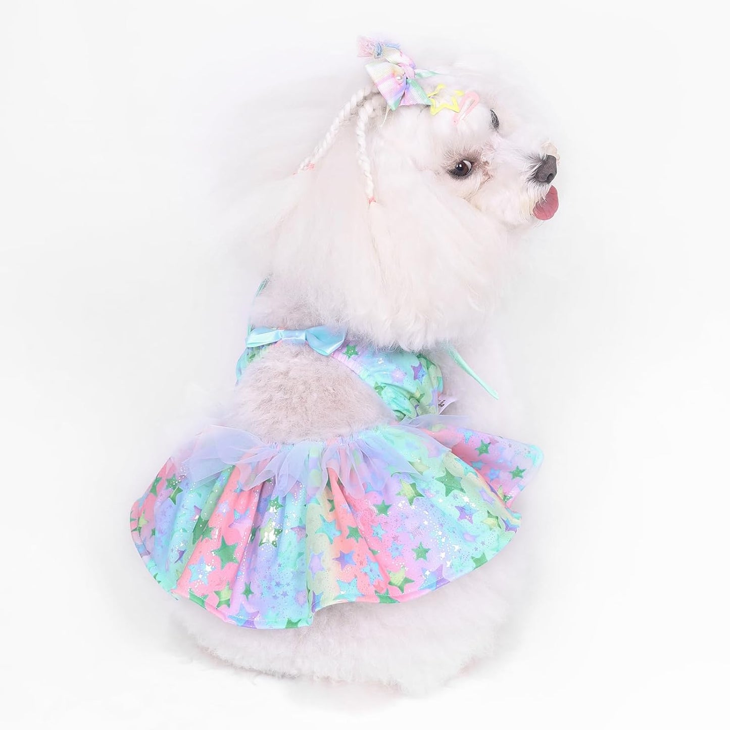 CuteBone One Piece Dog Bikini Swimsuit Dress - Puppy Bathing Suit Costume for Small Dogs - Comfortable & Stylish Pet Clothes for Summer Pool, Beach & Play LTDB11L - Image 13