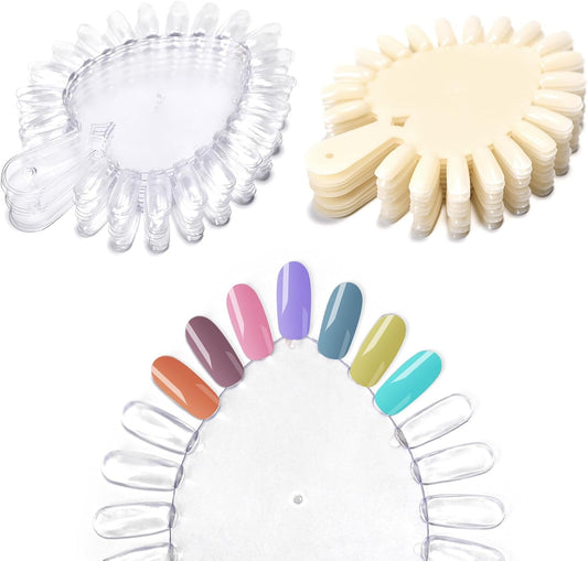 Kazipop heart shaped nail swatch wheels front view