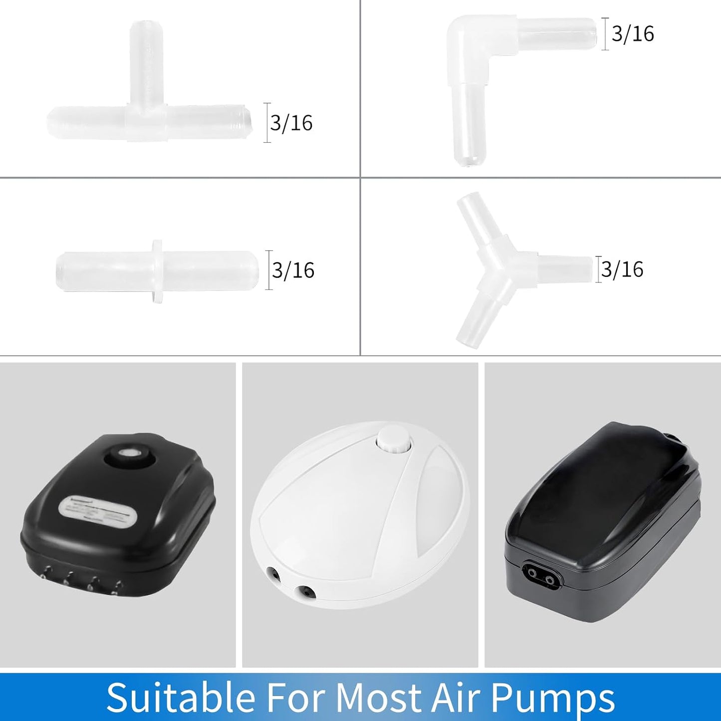 Premium AQUANEAT forty piece aquarium plumbing kit imported from the United States for aeration systems.