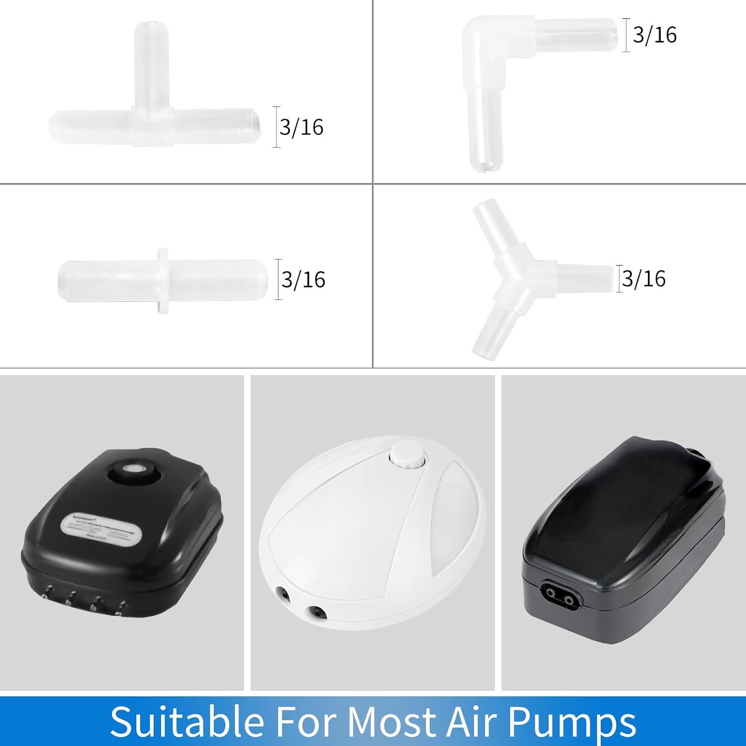 Premium AQUANEAT forty piece aquarium plumbing kit imported from the United States for aeration systems.