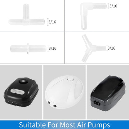 Premium AQUANEAT forty piece aquarium plumbing kit imported from the United States for aeration systems.