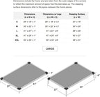 Detachable leg mechanism for K9 Ballistics dog bed