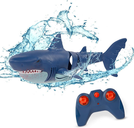 Terra by Battat remote control Great White shark toy in water