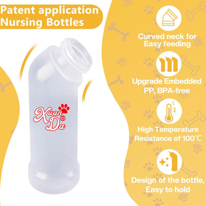 Premium pink silicone medium replacement nipples designed for small wildlife, kittens, and puppies.